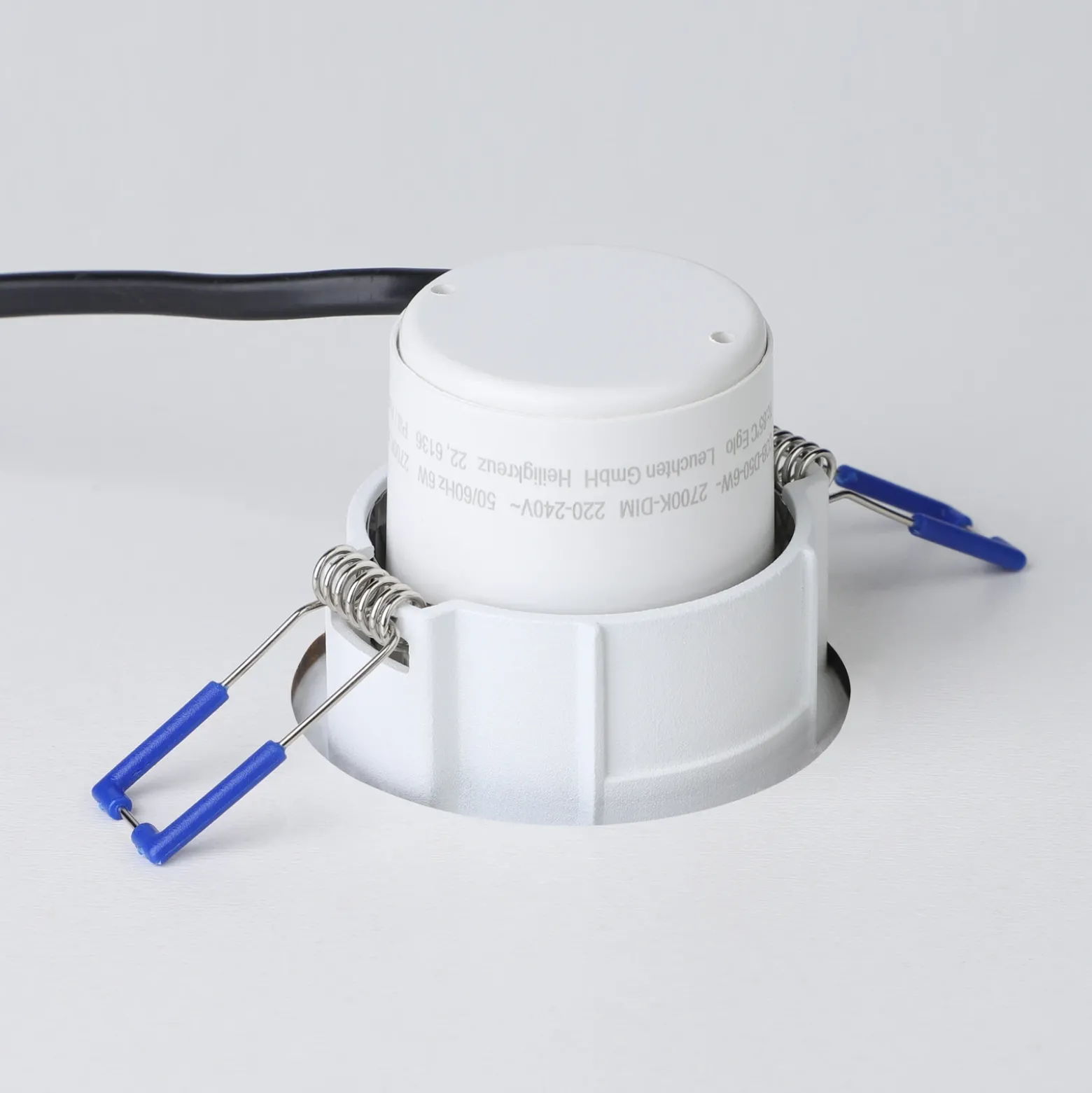 Foco LED Saliceto redondo rígido 2.700K blanco