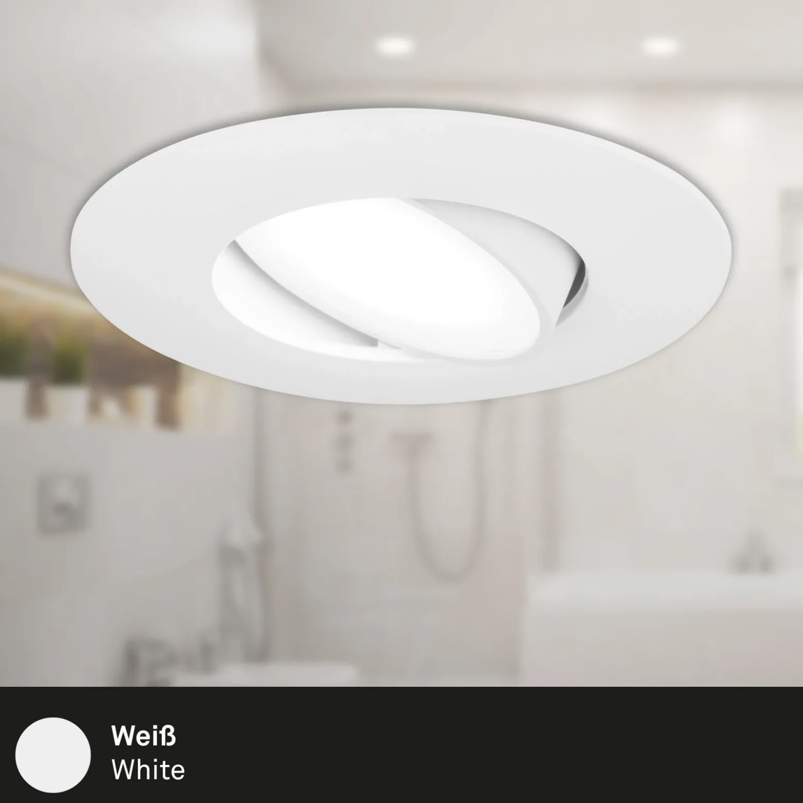 Foco LED 7597 3 ud IP65 4.000 K blanco