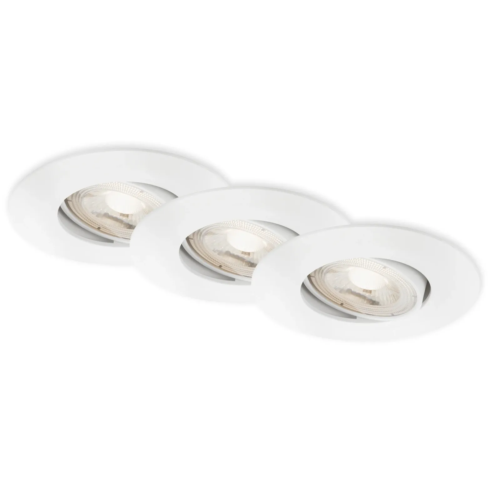 Foco LED 7602 3 ud IP65 3.000 K blanco
