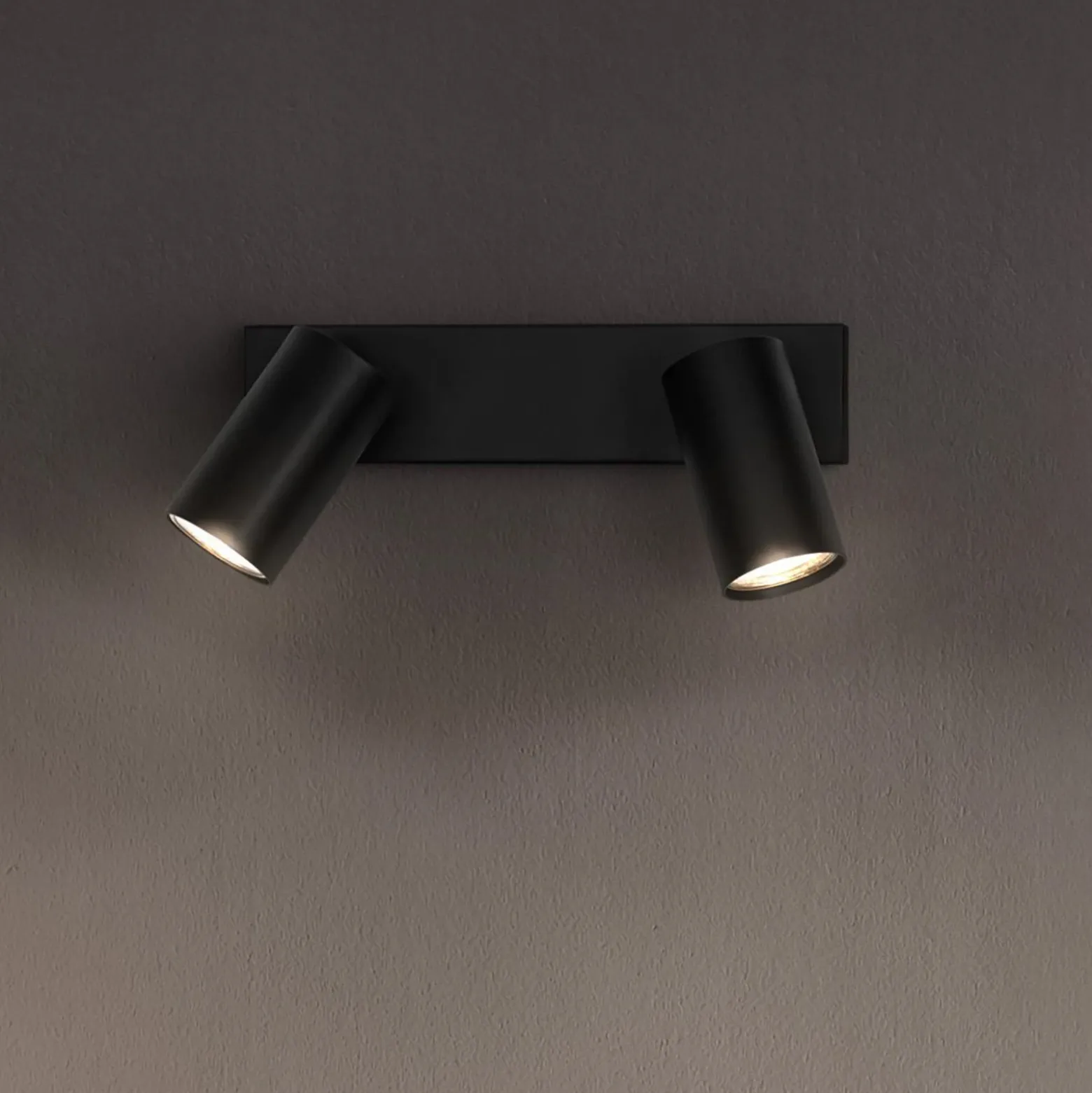 Foco LEDVANCE Octagon, atenuable, 2 luces, negro
