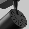 Foco LED Vuoro Unity, negro, 4.000 K, 10 W, 1 fase