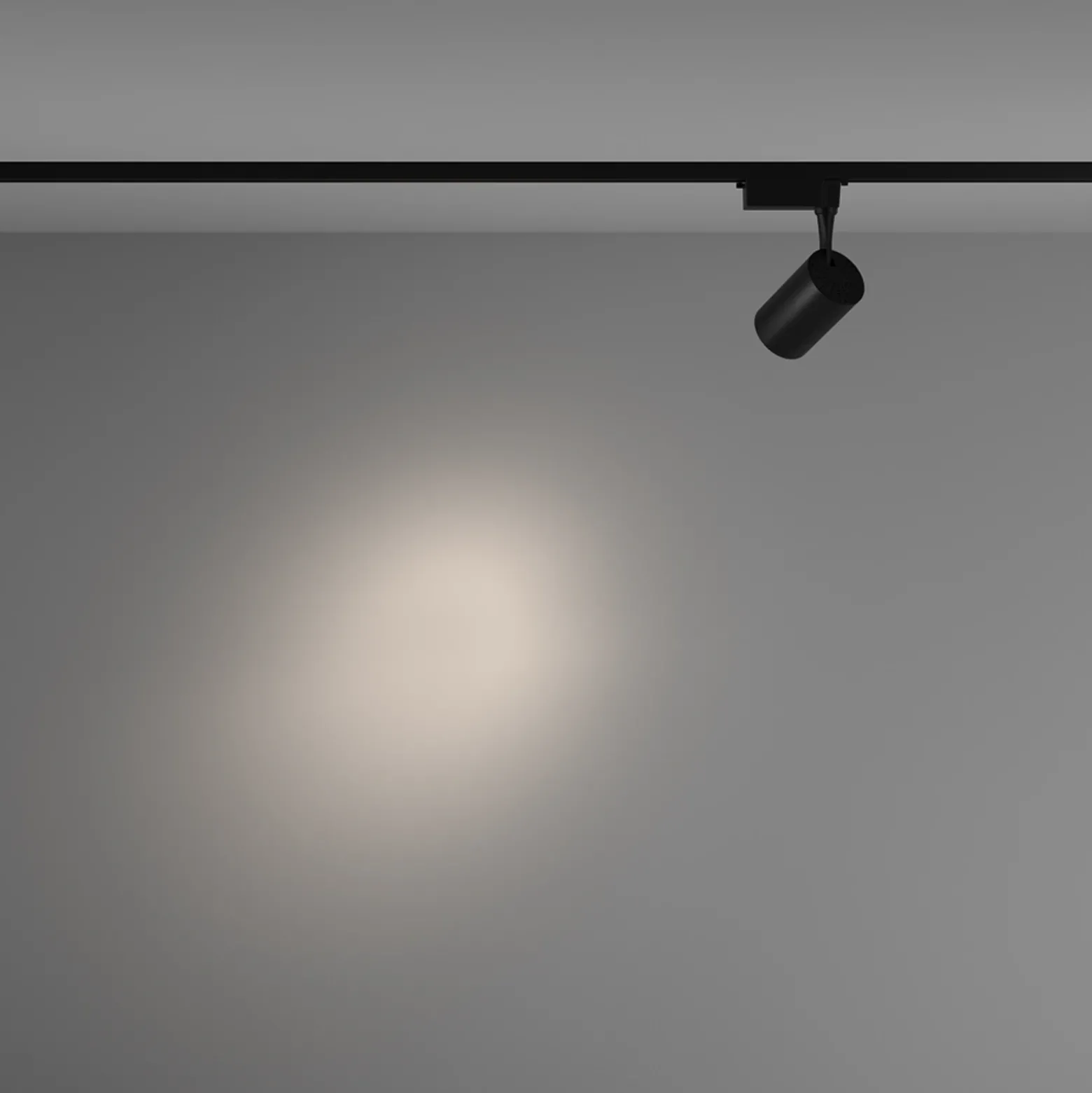 Foco LED Vuoro Unity, negro, 4.000 K, 10 W, 1 fase