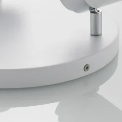Foco Lindby Kardo, redondo, 3 luces, blanco, metal, IP44
