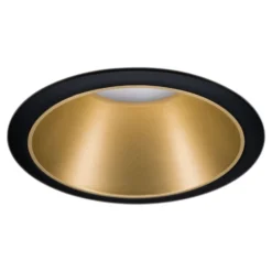 Foco Paulmann Cole GU10, negro/dorado