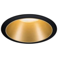 Foco Paulmann Cole GU10, negro/dorado