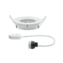 Foco Paulmann Spot Nova redondo, orientable y atenuable, blanco mate, casquillo