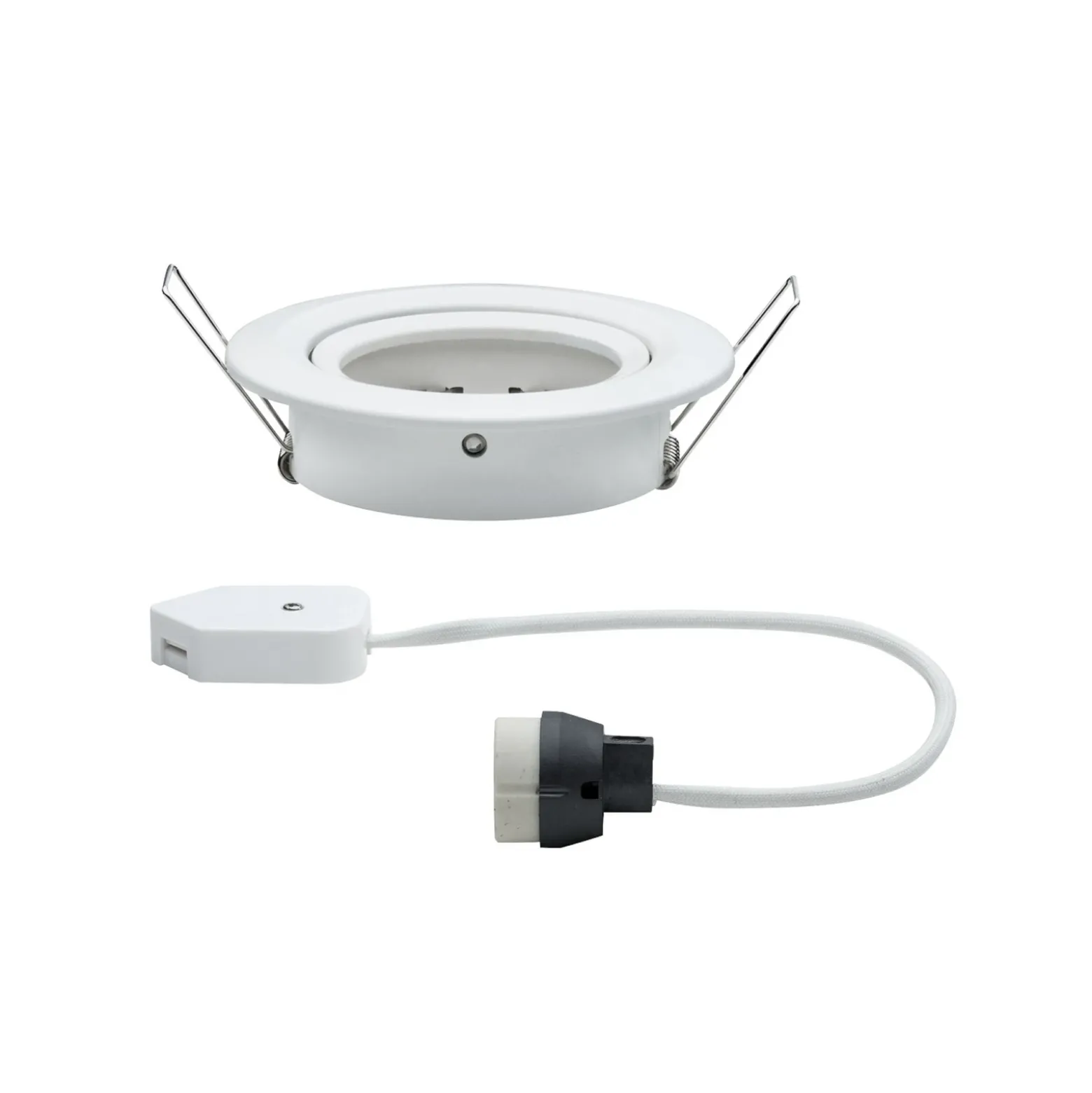 Foco Paulmann Spot Nova redondo, orientable y atenuable, blanco mate, casquillo
