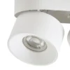 Foco PRIOS Rotari basic, de 2 luces, blanco, longitud 18 cm, casquillo GU10