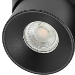 Foco PRIOS Rotari basic, 2 luces, negro, 18 cm, GU10