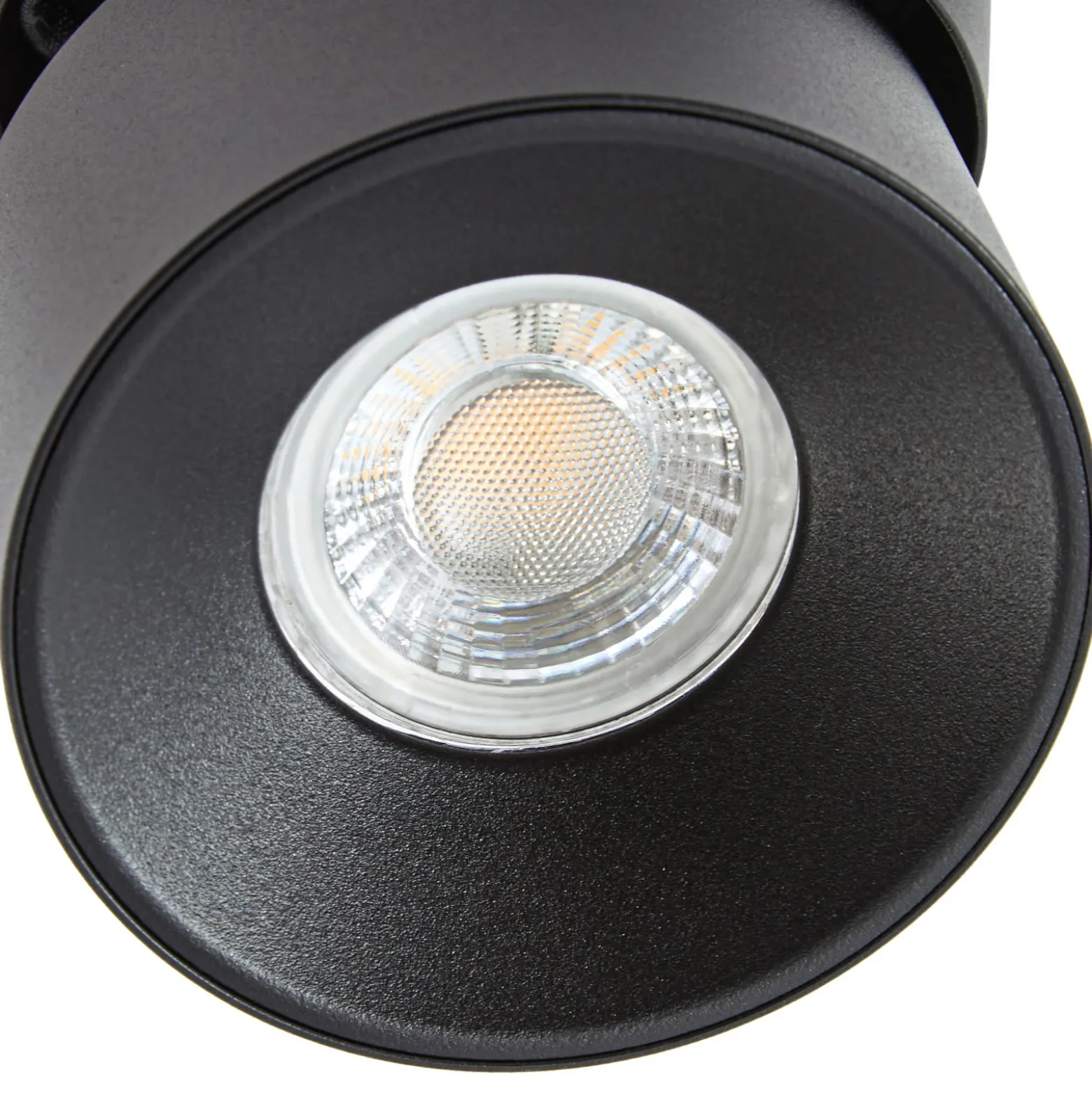Foco PRIOS Rotari basic, 1 luz, negro, Ø 9 cm, GU10