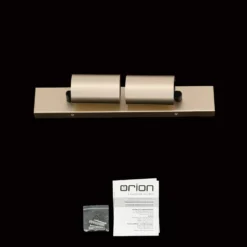 Foco Sean, 2 luces, dorado, metal, giratorio