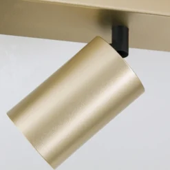 Foco Sean, 6 luces, dorado, metal, orientable