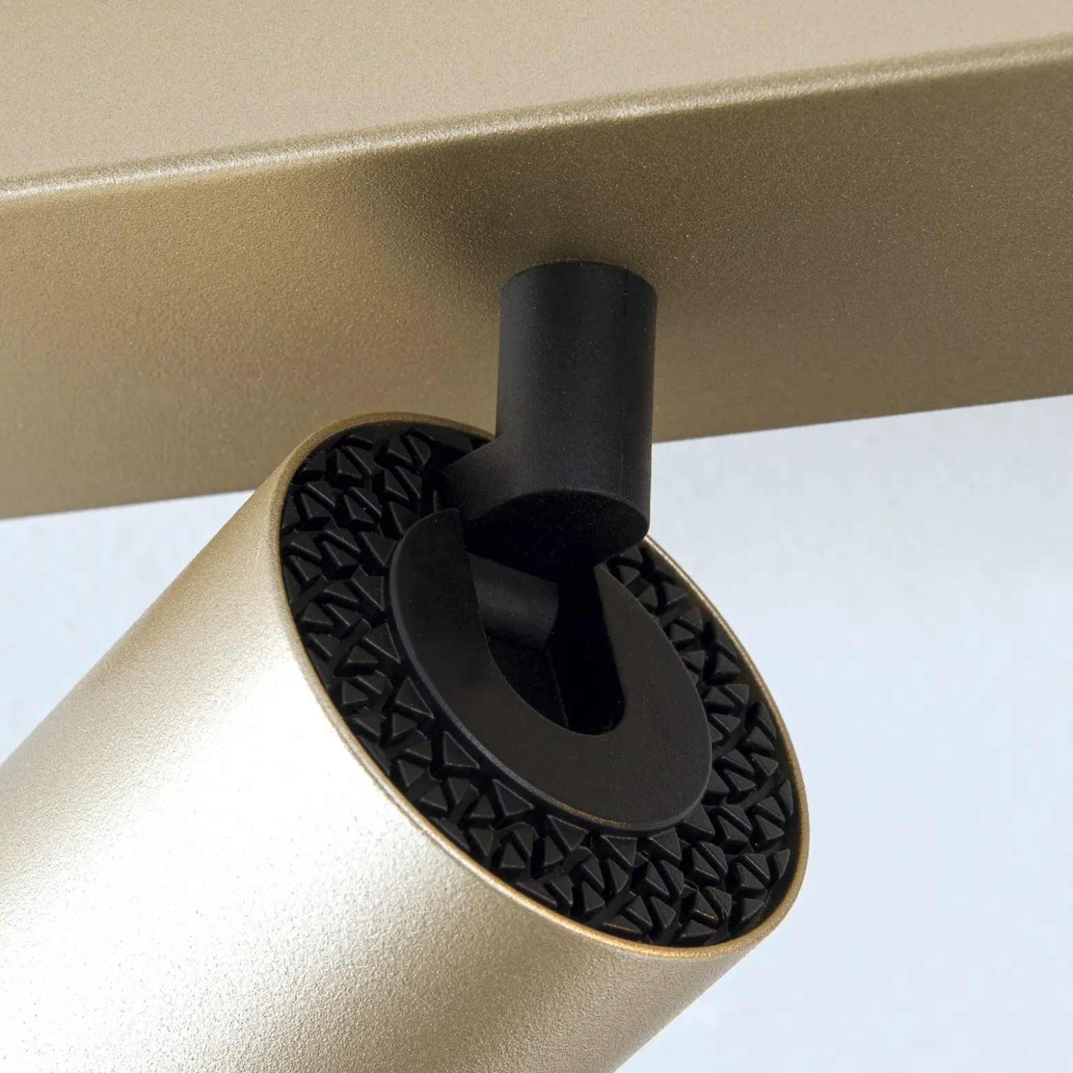 Foco Sean, 4 luces, dorado, metal, orientable