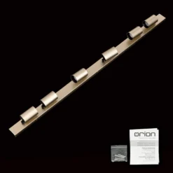 Foco Sean, 6 luces, dorado, metal, orientable