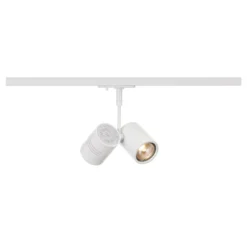Foco SLV Bima II para carril DIN, blanco mate