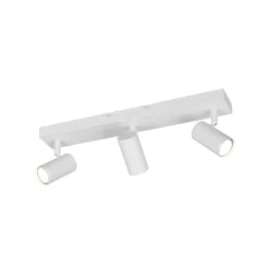 Foco Taryn, blanco mate, longitud 45 cm, 3 luces, mini GU10