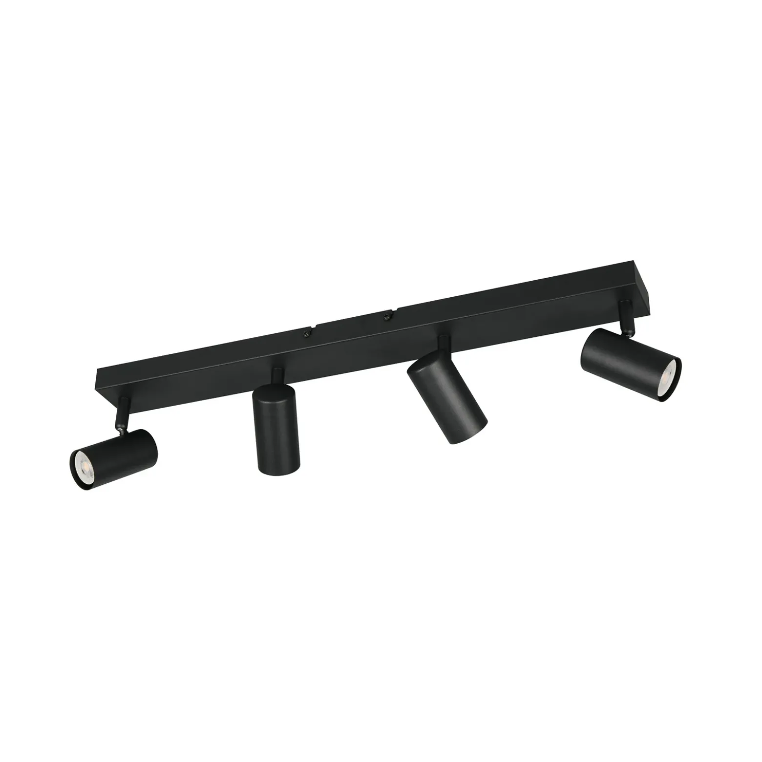 Foco Taryn, negro mate, longitud 62 cm, 4 luces, GU10