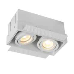 Foco Trimless, 2 luces, blanco