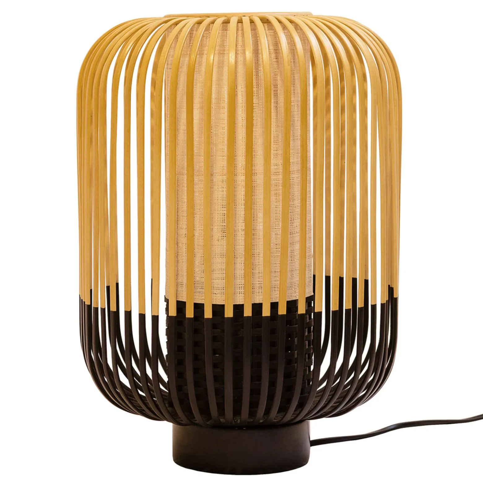 Forestier Bamboo Light M lámpara de mesa 39 cm negro