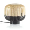 Forestier Bamboo Light S lámpara mesa 24cm negro