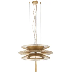 Forestier Gravity 2 lámpara colgante Ø68cm crema