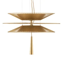Forestier Gravity 2 lámpara colgante Ø68cm crema