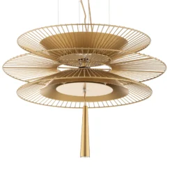 Forestier Gravity 2 lámpara colgante Ø68cm crema