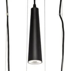 Forestier Gravity 1 lámpara colgante Ø86cm negro