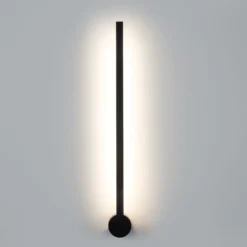 Forlight Aplique LED para baño Passeggio Nova, 60 cm, negro