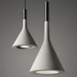 Foscarini Aplomb Mini lámpara colgante de hormigón