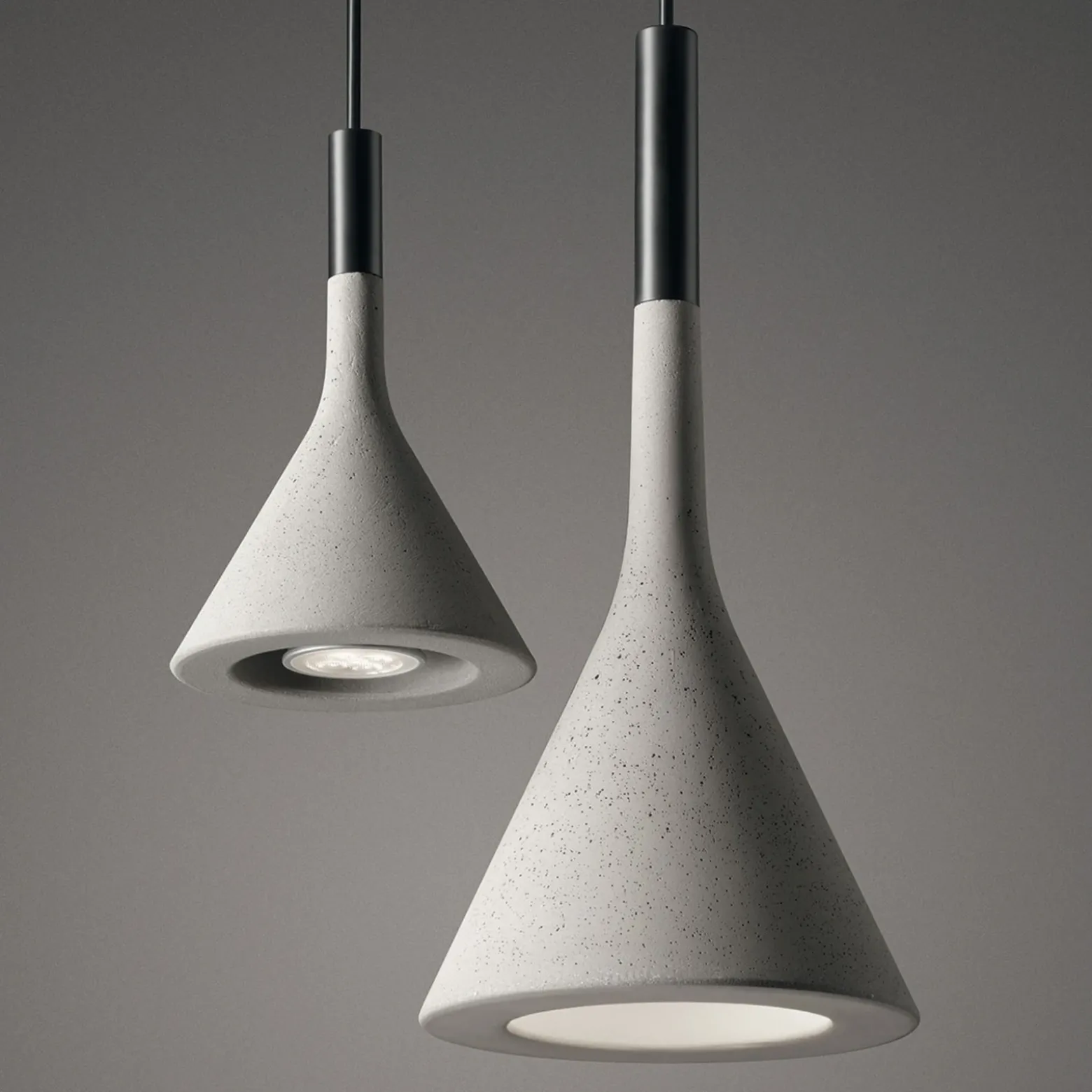 Foscarini Aplomb Mini lámpara colgante de hormigón