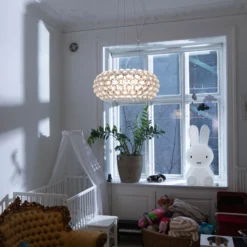Foscarini Caboche Plus media lámpara colgante R7s, transparente