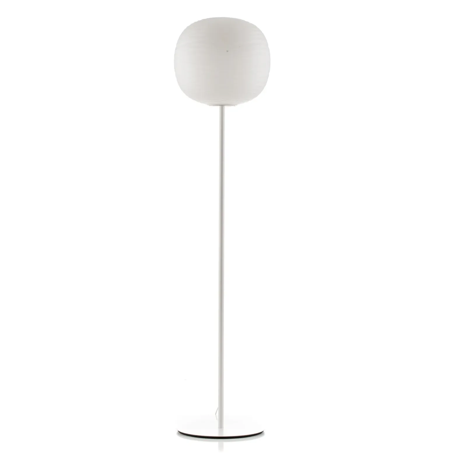 Foscarini Gem terra lámpara de pie, blanco