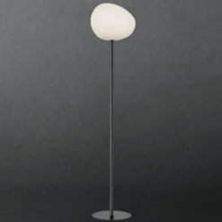 Foscarini Gregg media lámpara de pie 151cm grafito