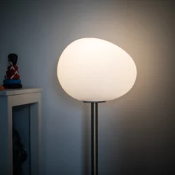 Foscarini Gregg media lámpara de pie 151cm grafito
