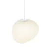 Foscarini Gregg MIDI colgante, de vidrio, blanco