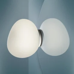 Foscarini Gregg piccola lámpara de espejo blanca