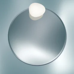 Foscarini Gregg piccola lámpara de espejo blanca