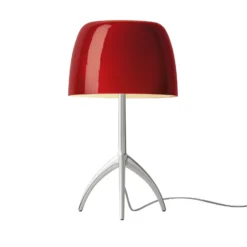 Foscarini Lumiere piccola aluminio/rojo atenuable