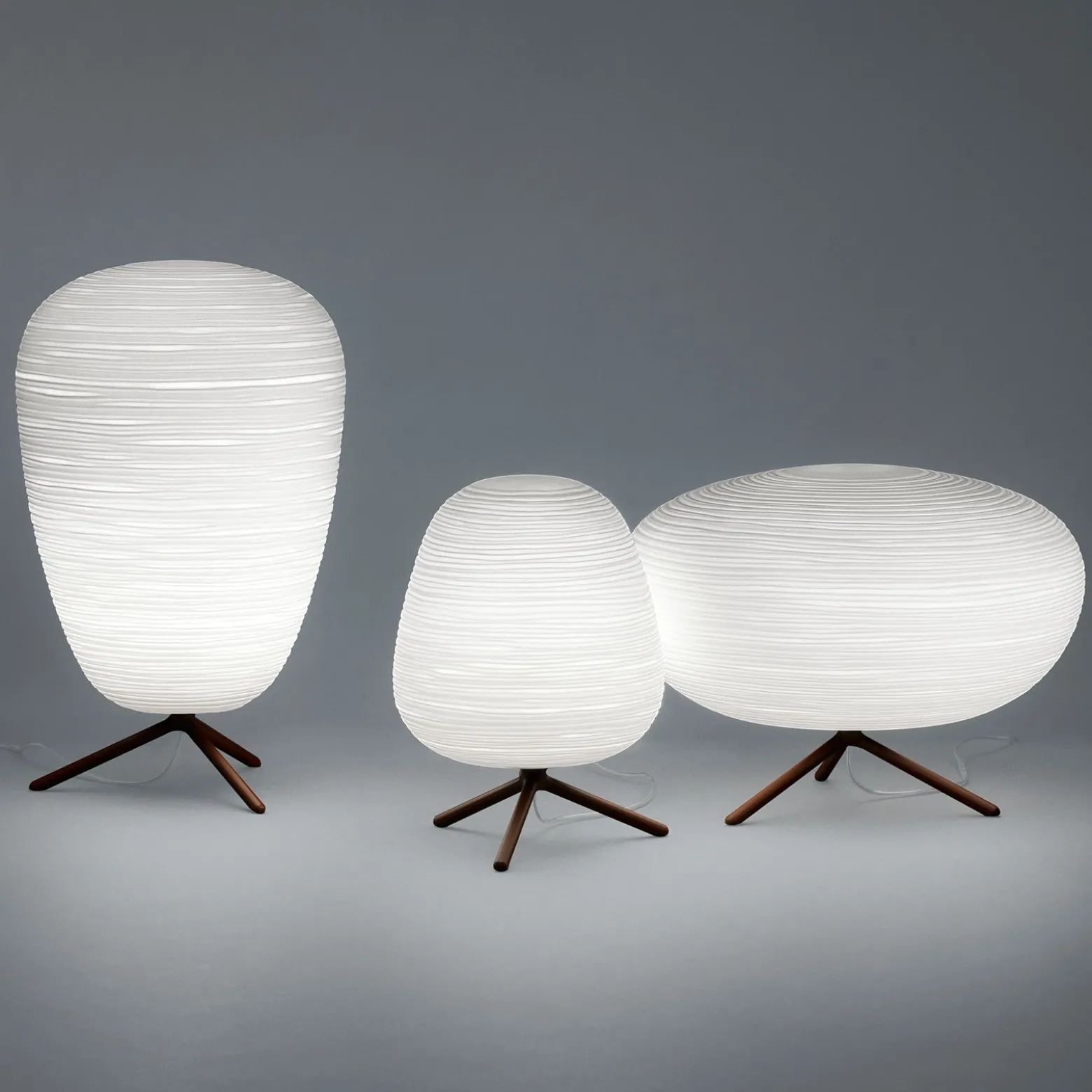 Foscarini Rituals 1 lámpara de mesa de cristal con atenuador