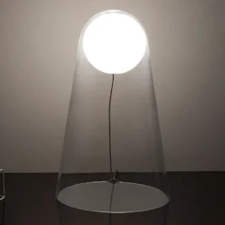 Foscarini Satellight lámpara de mesa de vidrio LED