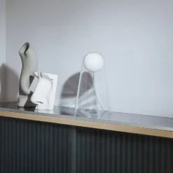 Foscarini Satellight lámpara de mesa de vidrio LED