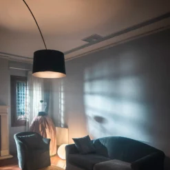 Foscarini Twiggy Elle MyLight de pie CCT negro