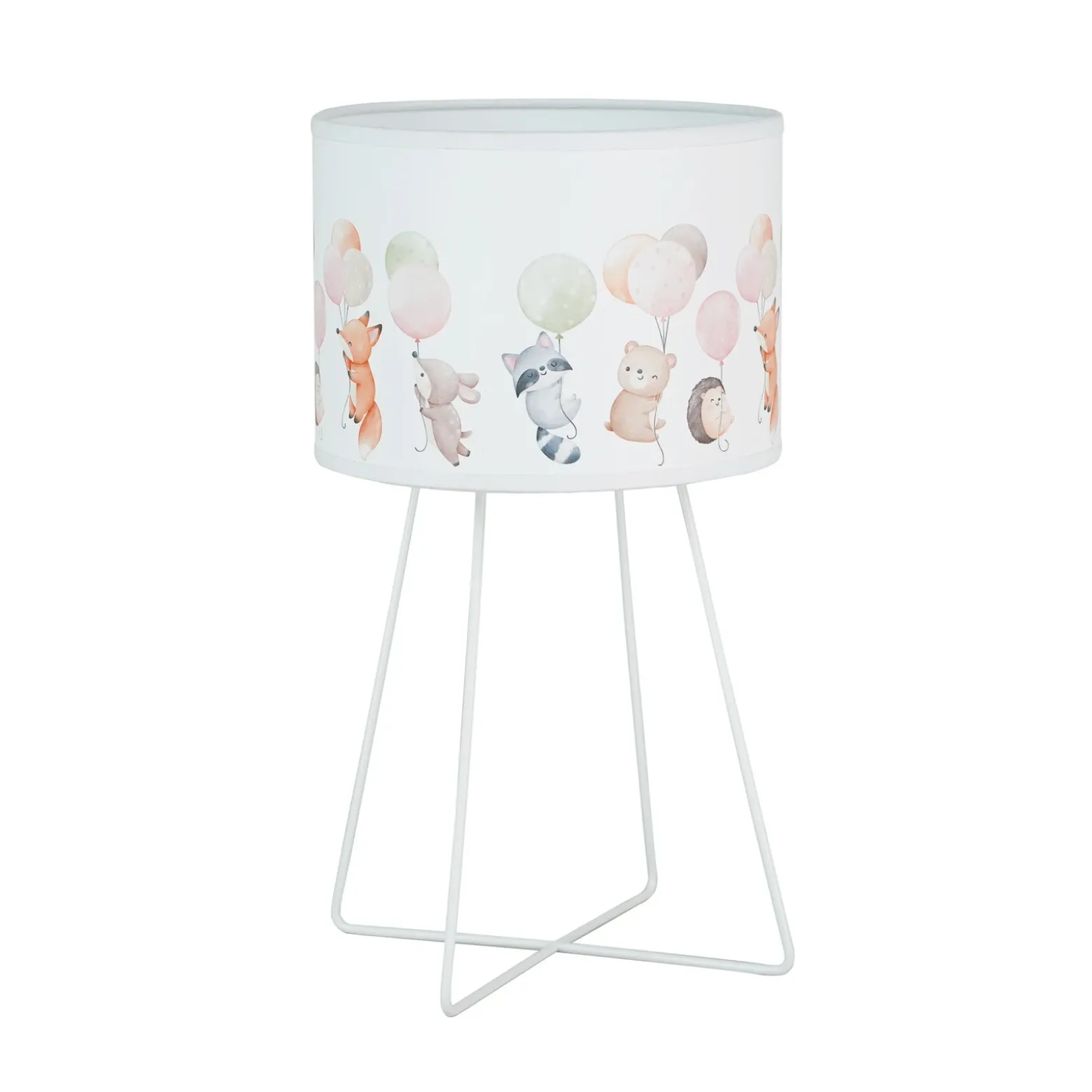 Freddy lámpara de mesa, colorido, animales, E14, altura 32,5 cm