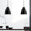 FRITZ HANSEN Caravaggio P2 Negro brillante/negro