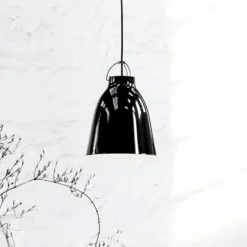 FRITZ HANSEN Caravaggio P2 Negro brillante/negro