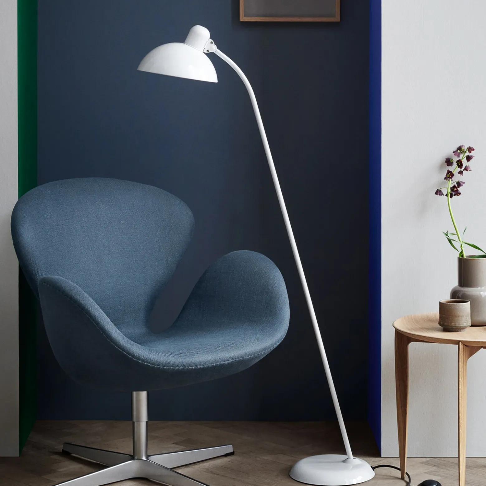 FRITZ HANSEN Kaiser Idell 6556-F blanco brillante