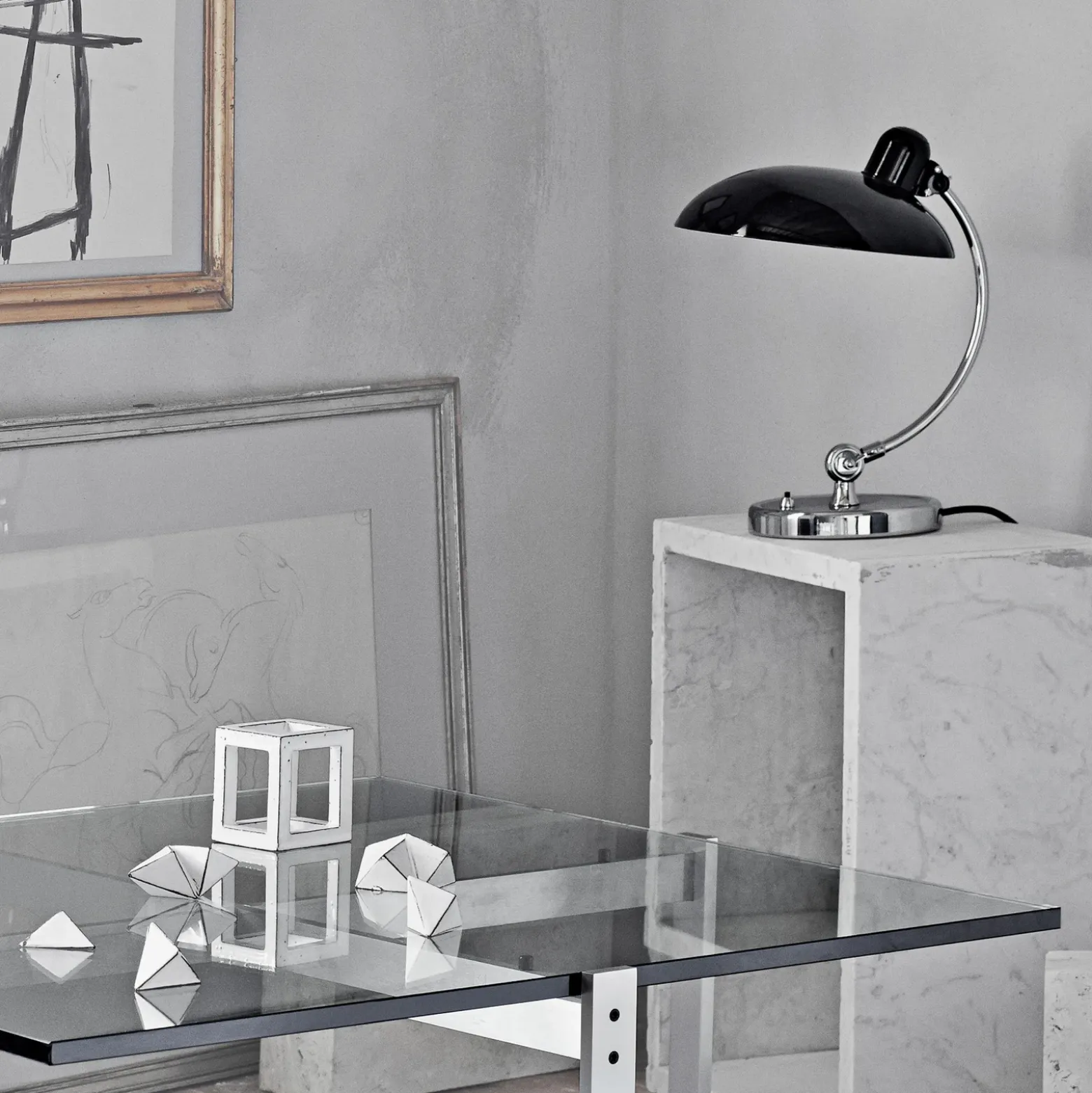 FRITZ HANSEN Kaiser Idell 6631 Luxus negro