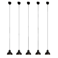 FRITZ HANSEN Kaiser Idell 6722-P Negro brillante