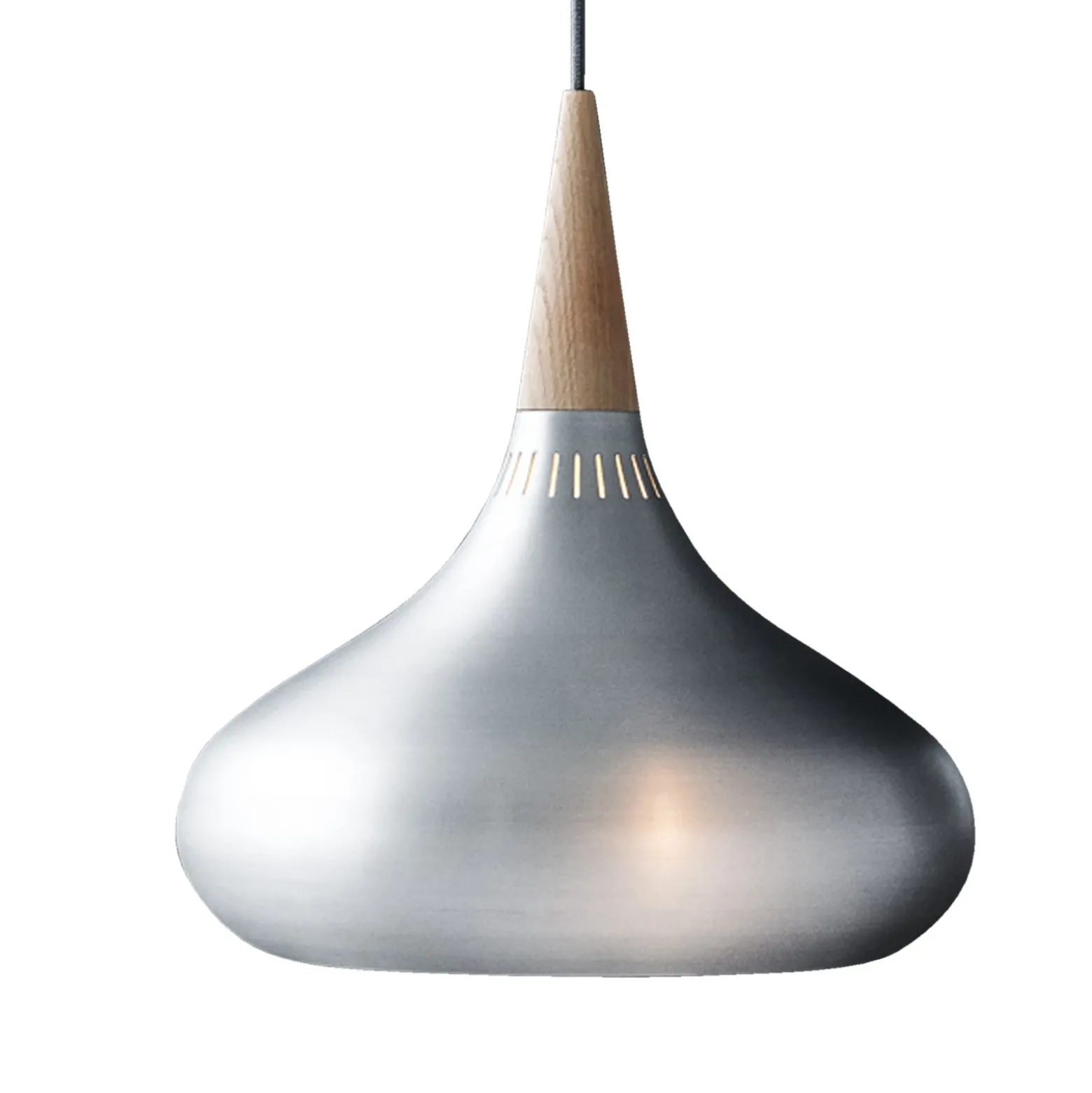 FRITZ HANSEN Orient P2 Colgante aluminio/roble Ø 34 cm